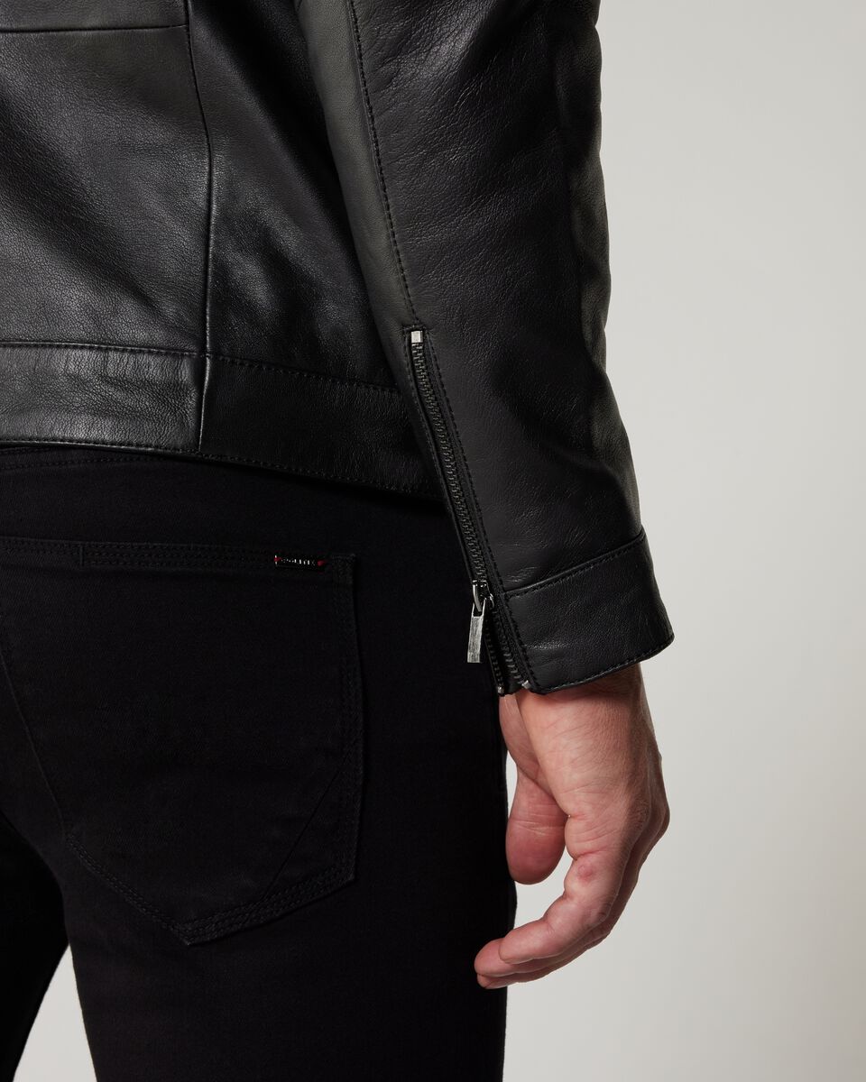 Black Clean Biker Jacket